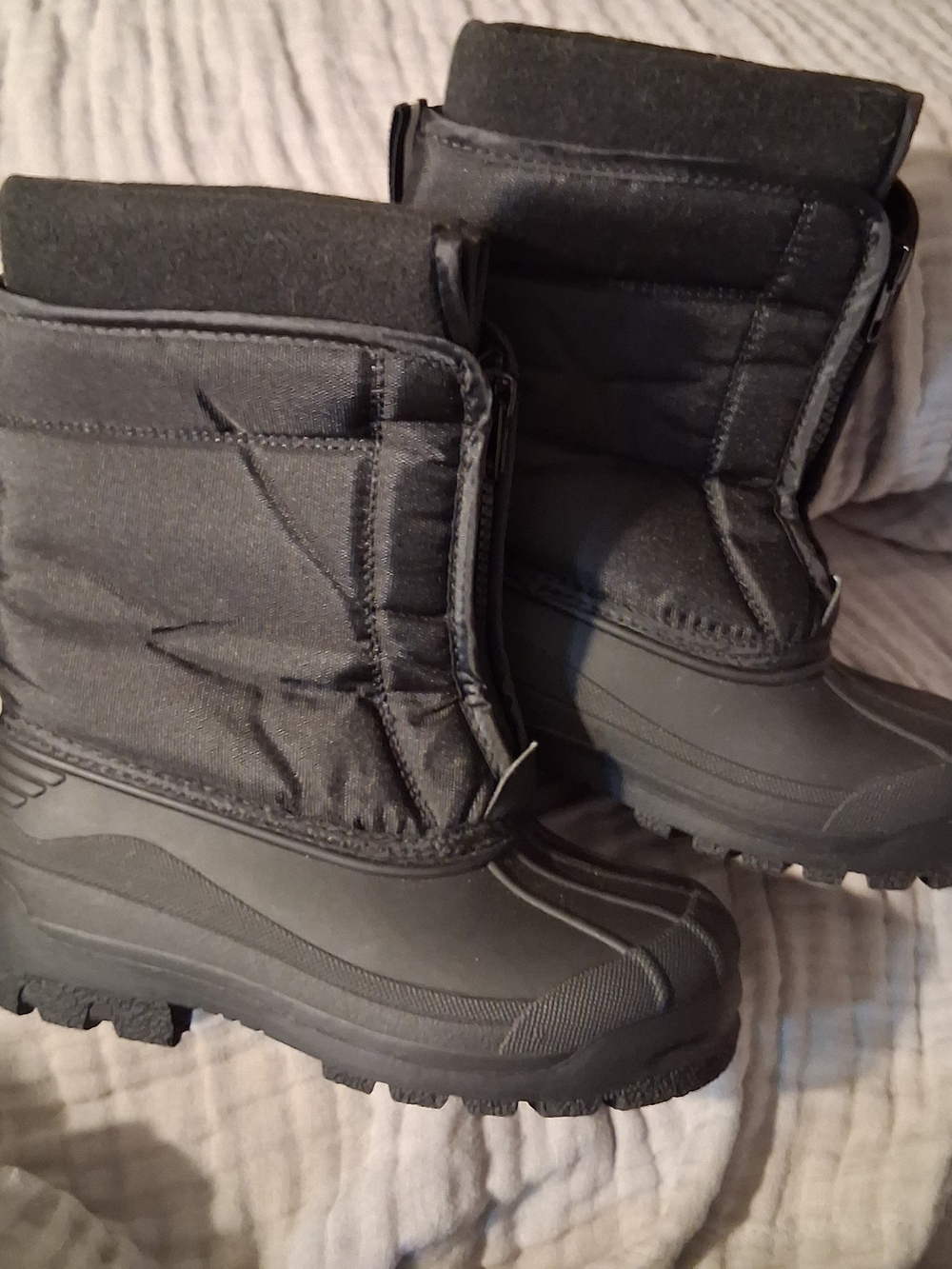 NEW KSTAR KIDS INSULATED ZIP UP SNOW BOOTS SIZE 1 UNISEX